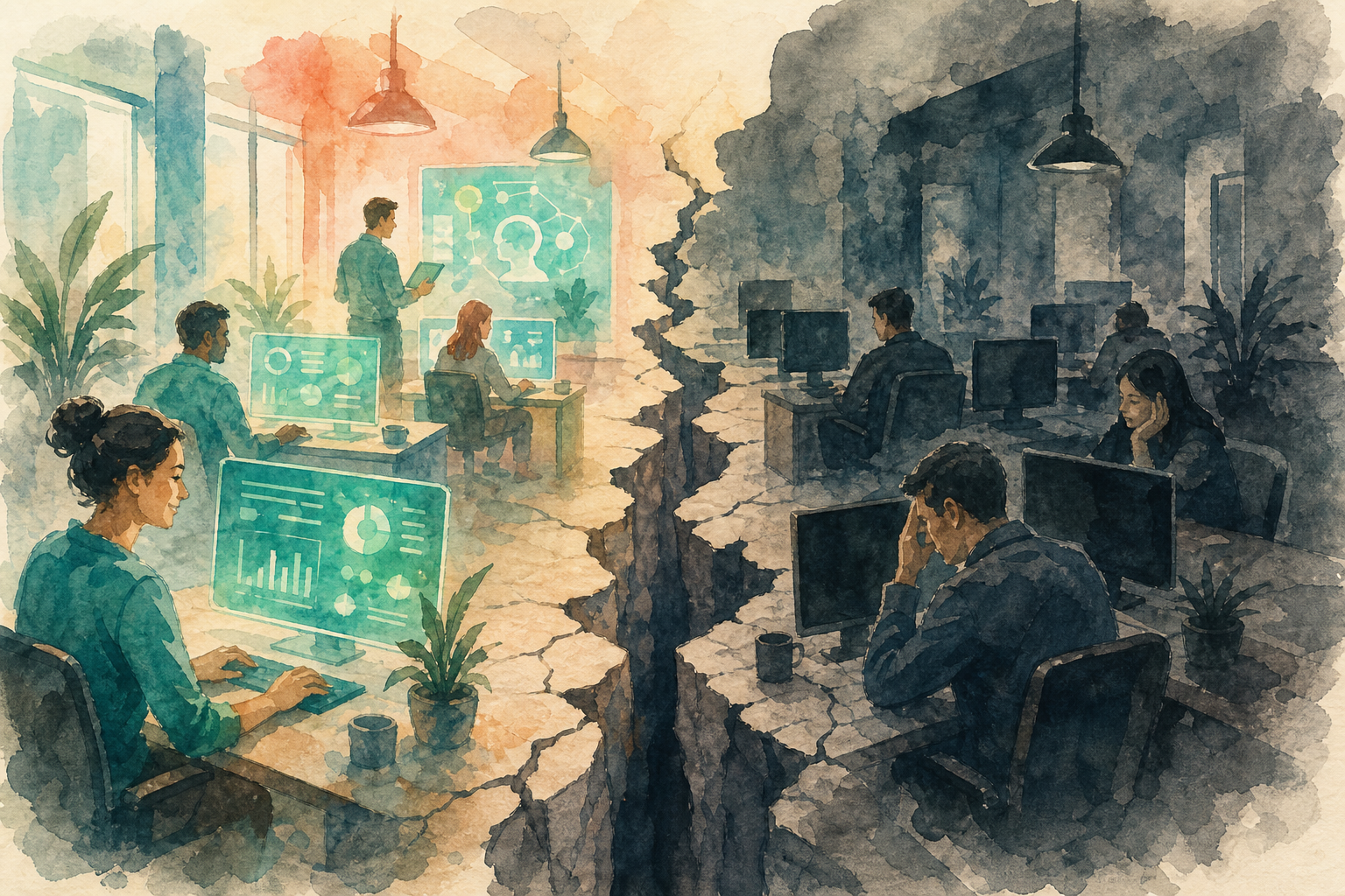 54% of Executives Say AI Is Tearing Their Company Apart